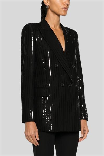 Ermanno Firenze Kadın Blazer Ceket Siyah