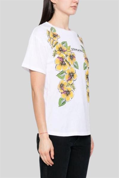 Ermanno Firenze Kadın Tişört Beyaz