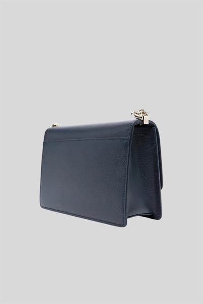 Furla Bakare Flip Lock Kadın Omuz Çantası Siyah