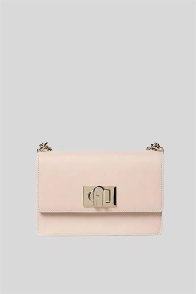 Furla Bakare Flip Lock Kadın Omuz Çantası Pembe