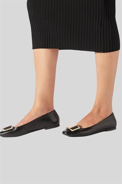 Furla Emma Kadın Babet Ayakkabı Siyah