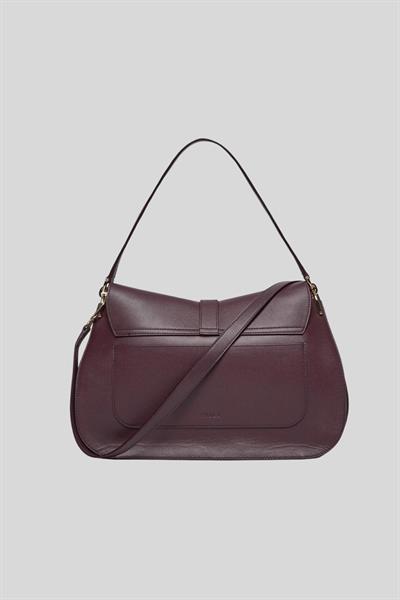 Furla Flow Deri Kadın El Çantası Bordo