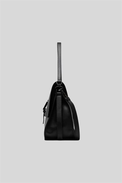 Furla Flow Deri Kadın El Çantası Siyah
