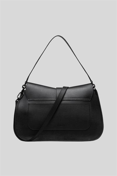Furla Flow Deri Kadın El Çantası Siyah