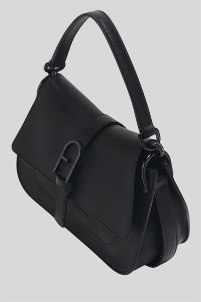 Furla Flow Mini Kadın Omuz Çantası Siyah