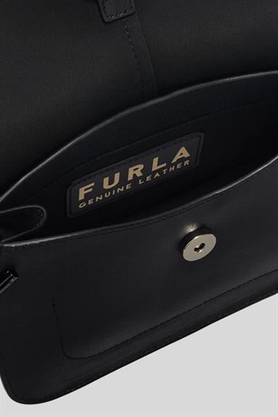 Furla Flow Mini Kadın Omuz Çantası Siyah