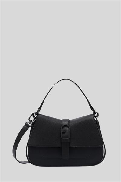 Furla Flow Mini Kadın Omuz Çantası Siyah