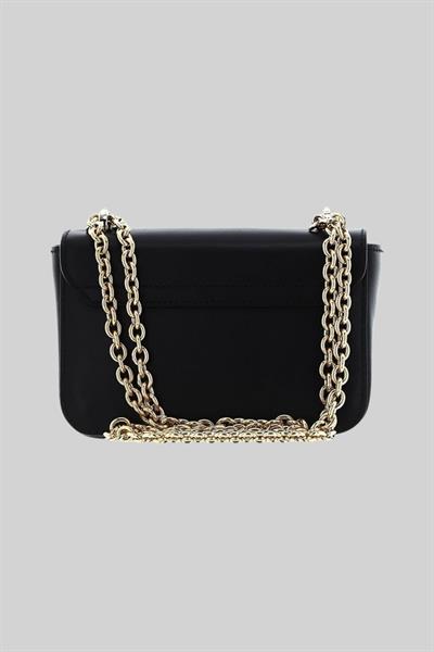 Furla Kadın Deri Omuz Çantası Siyah