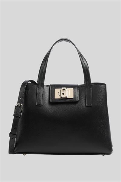 Furla Kayışlı Kadın Deri El Çantası Siyah