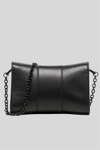 Furla Metropolis Deri Kadın Omuz Çantası Siyah