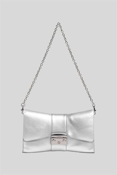 Furla Metropolis Remix Kadın Omuz Çantası Gri