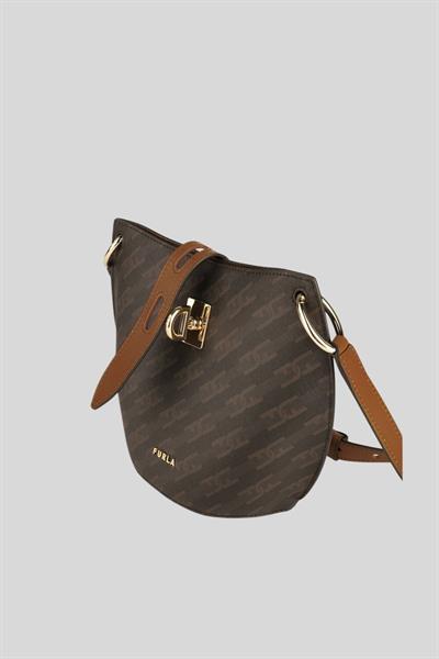 Furla Tonı Caffe Kadın Omuz Çantası Kahverengi
