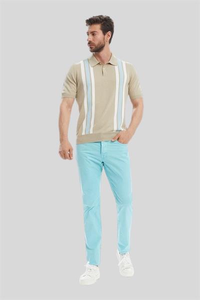 Gran Sasso Erkek Polo T-Shirt Bej
