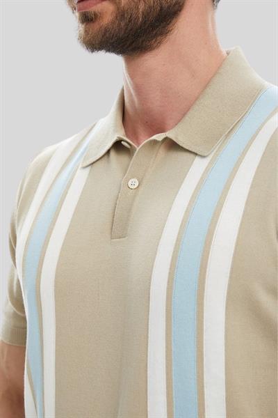 Gran Sasso Erkek Polo T-Shirt Bej