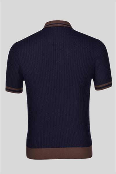 Gran Sasso Erkek Polo Yaka T-Shirt Lacivert