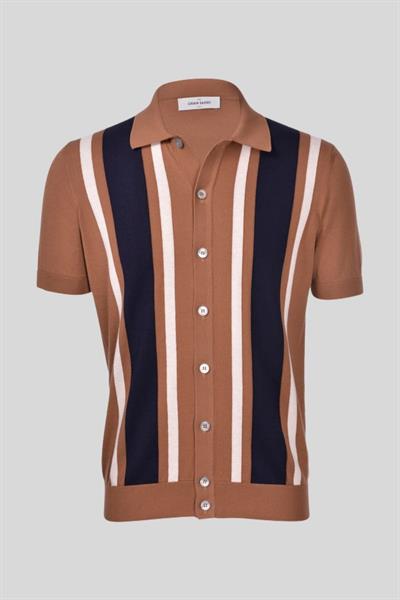 Gran Sasso Erkek T-Shirt Kahverengi