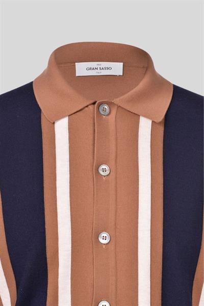 Gran Sasso Erkek T-Shirt Kahverengi