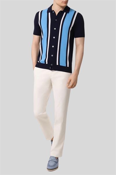 Gran Sasso Erkek T-Shirt Lacivert 405