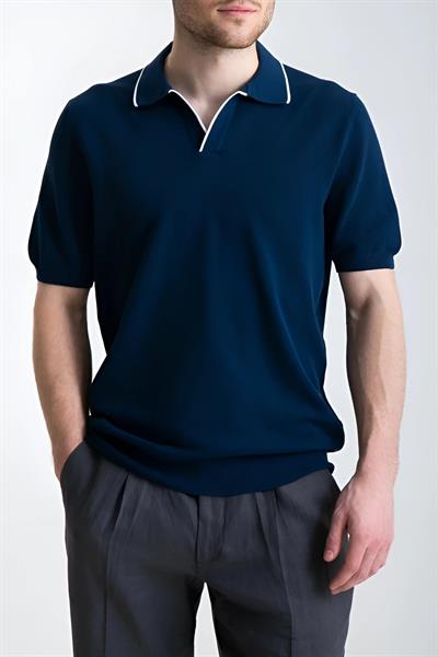Gran Sasso Erkek T-Shirt Mavi 650