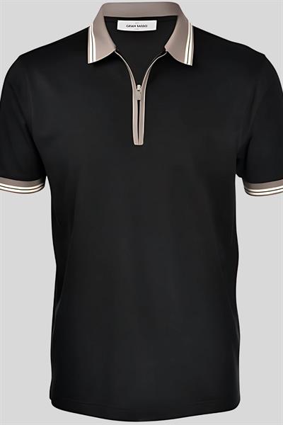 Gran Sasso Erkek T-Shirt Siyah