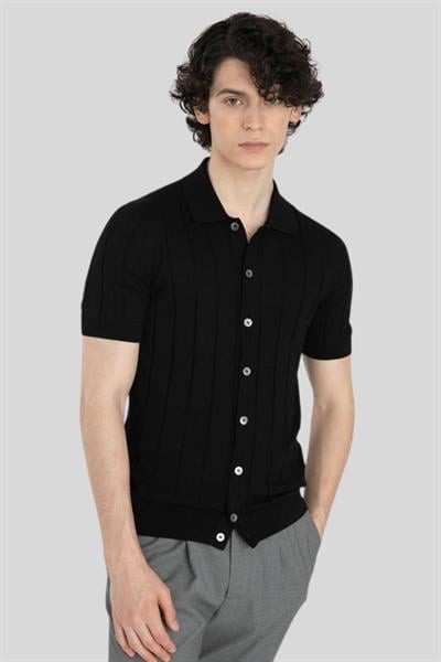 Gran Sasso Erkek T-Shirt Siyah