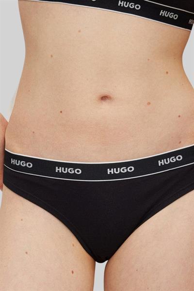 Hugo Boss 3lü Paket Şerit Kadın Tanga Çok Renkli