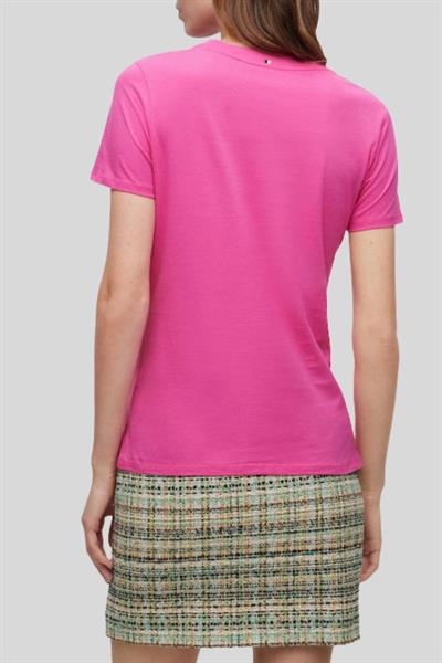 Hugo Boss Baskılı Kadın T-Shirt Pembe