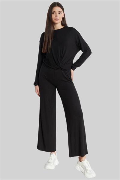 Hugo Boss Bol Kesim Kadın Pantolon Siyah