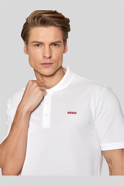 Hugo Boss Erkek Polo T-Shirt Beyaz 100
