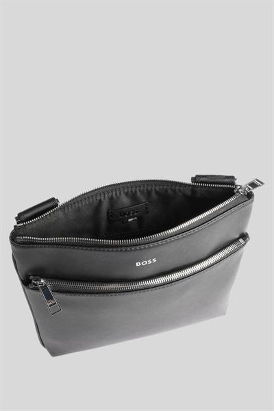 Hugo Boss Fermuarlı Erkek Omuz / Çapraz Çanta Siyah