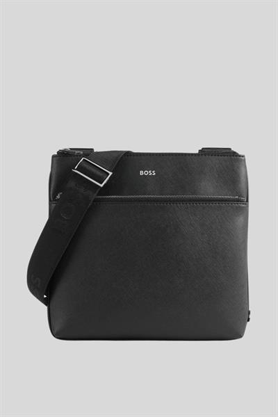 Hugo Boss Fermuarlı Erkek Omuz / Çapraz Çanta Siyah