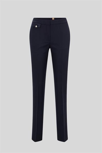 Hugo Boss Kadın Yün Pantolon Lacivert 466