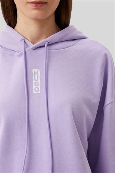 Hugo Boss Kapüşonlu Kadın Sweatshirt Mor