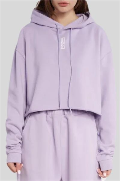 Hugo Boss Kapüşonlu Kadın Sweatshirt Mor