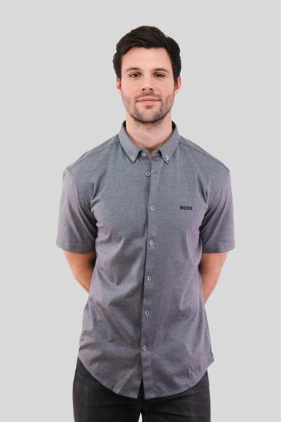 Hugo Boss Kısa Kollu Erkek Gömlek Mavi 411