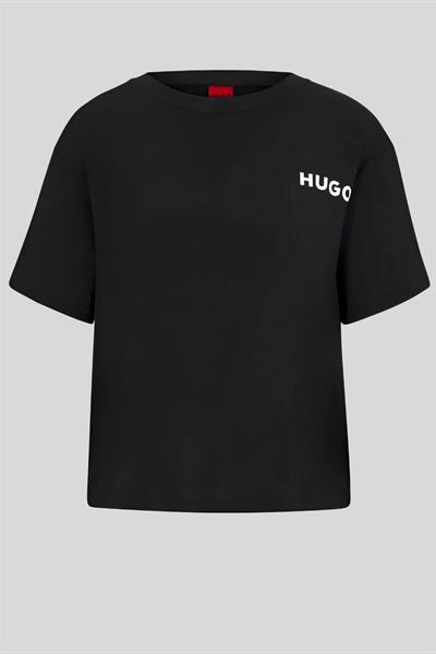 Hugo Boss Oversize Kadın T-Shirt Siyah