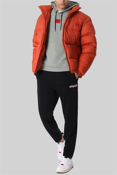 Hugo Boss Pamuklu Kapşonlu Erkek Sweatshirt Yeşil