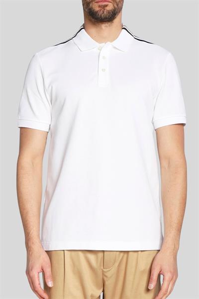 Hugo Boss Polo Yaka Erkek T-Shirt Beyaz 100