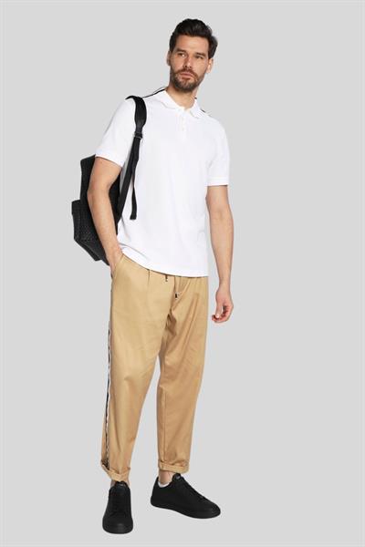 Hugo Boss Polo Yaka Erkek T-Shirt Beyaz 100