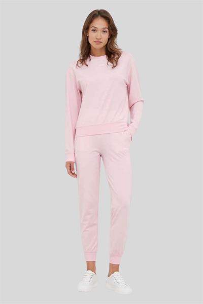 Hugo Boss Regualar Fit Bisiklet Yaka Kadın Sweatshirt Pembe