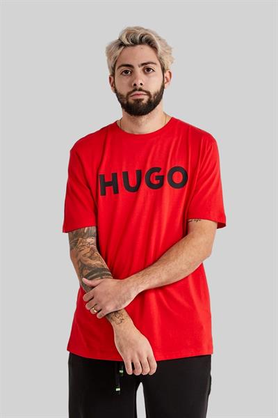 Hugo Boss Regular Fit Bisiklet Yaka Erkek T-Shirt Pembe 694