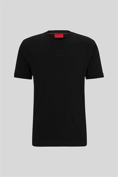 Hugo Boss Regular Fit Bisiklet Yaka Erkek T-Shirt Siyah