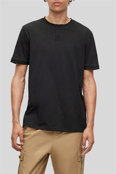 Hugo Boss Regular Fit Bisiklet Yaka Erkek T-Shirt Siyah