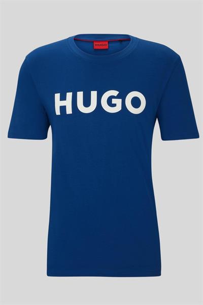 Hugo Boss Regular Fit Bisiklet Yaka Erkek T-Shirt Mavi 417