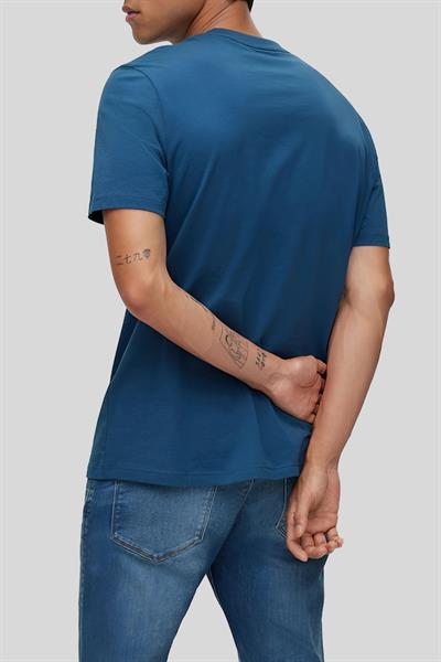 Hugo Boss Regular Fit Bisiklet Yaka Erkek T-Shirt Lacivert 403
