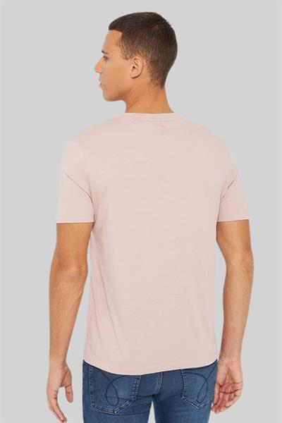 Hugo Boss Regular Fit Bisiklet Yaka Erkek T-Shirt Pembe