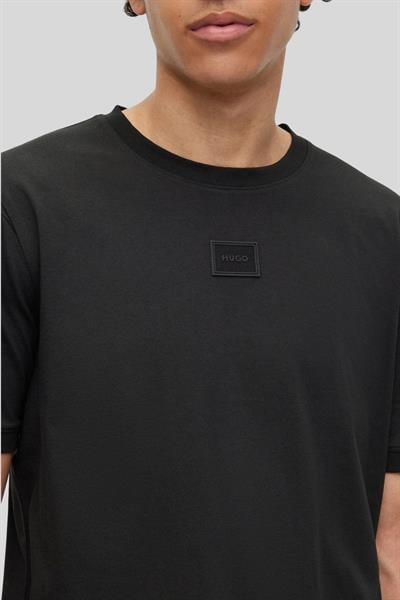 Hugo Boss Regular Fit Bisiklet Yaka Erkek T-Shirt Siyah