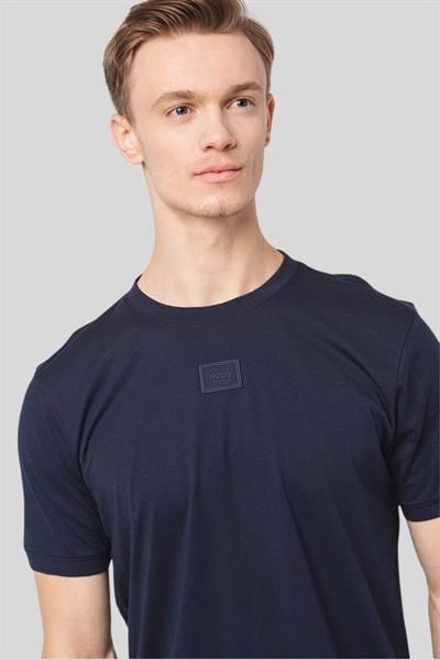 Hugo Boss Regular Fit Bisiklet Yaka Erkek T-Shirt Lacivert 405