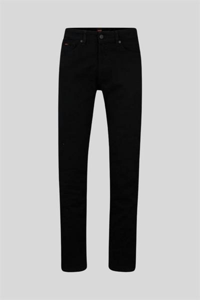 Hugo Boss Regular Fit Erkek Jean Pantolon Siyah 003
