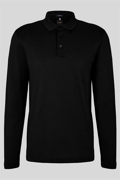Hugo Boss Regular Fit Erkek Yün Kazak Siyah